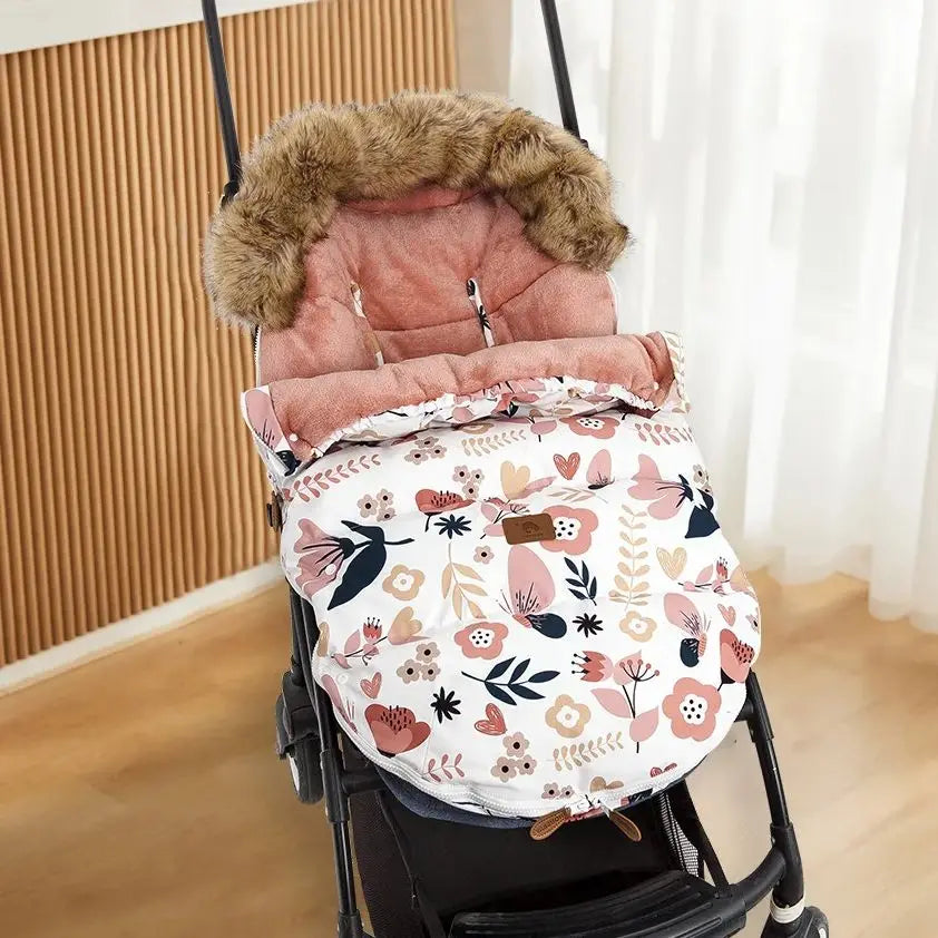 0-24Months Baby Carriage Sack Winter Warm Thicker Envelope for Discharge Stroller Footmuff Universal Pram Cover Accessories
